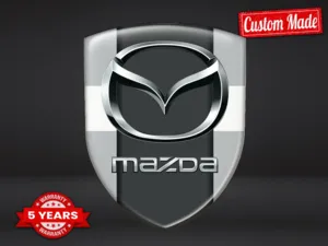 Mazda Emblemas Auto Personalizados Estilo Máximo Resistente Pro